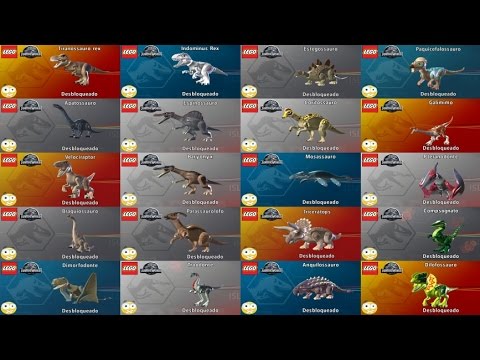 lego jurassic world how to unlock dinosaurs
